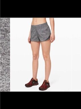 Lululemon Hotty Hot High-Rise Lined Short 2.5" Heather Lux Multi